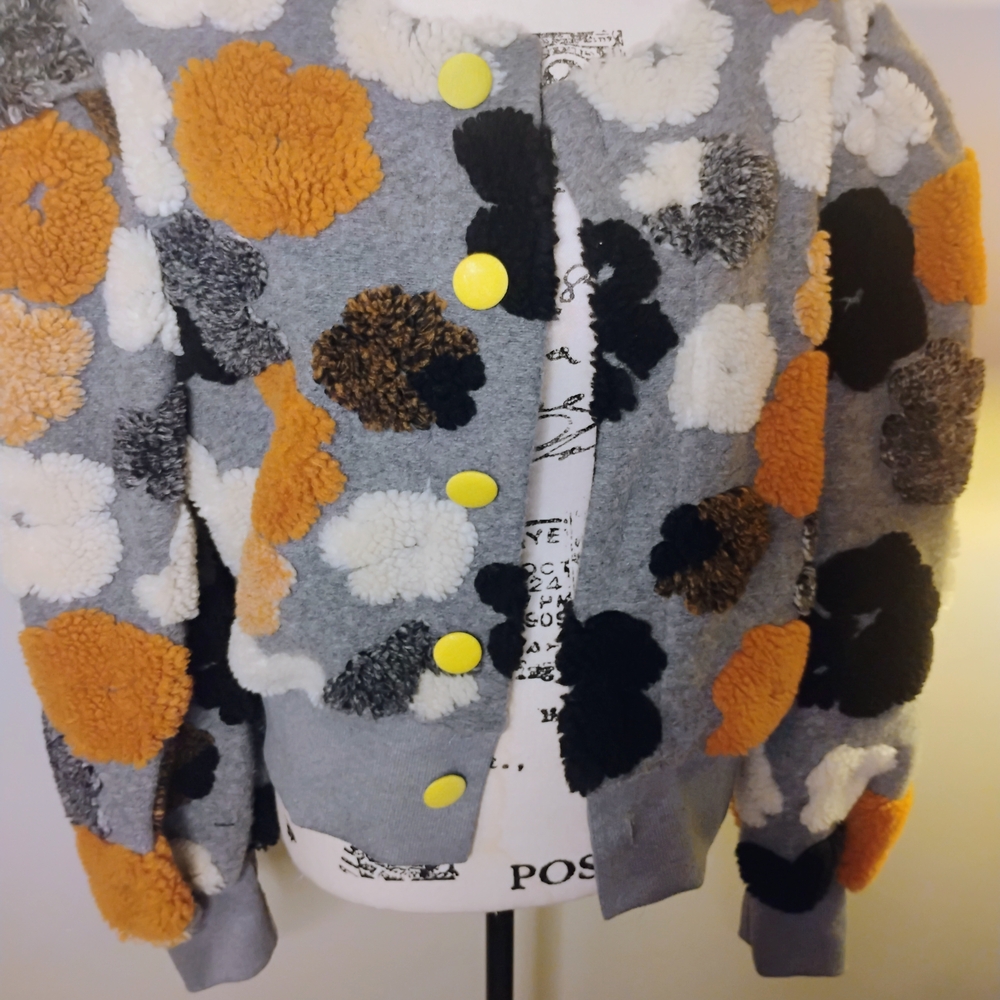 Women's Multicolor Patterned Jacket - Picture 2 of 2